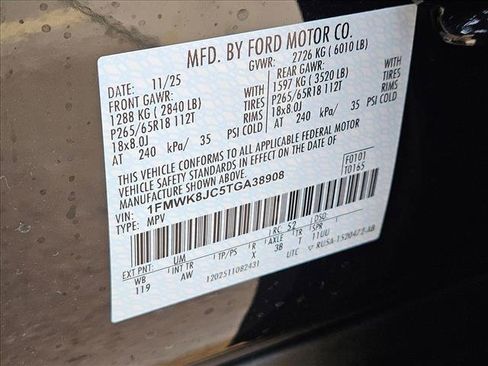 New 2026 Ford Explorer Tremor w/ Tremor Ultimate Package image 18