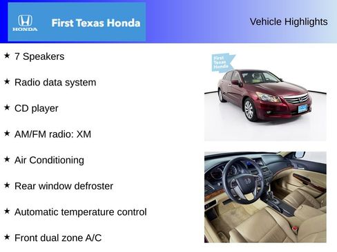 Used 2012 Honda Accord EX-L image 10