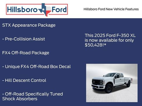 New 2025 Ford F350 XL w/ STX Appearance Package image 14