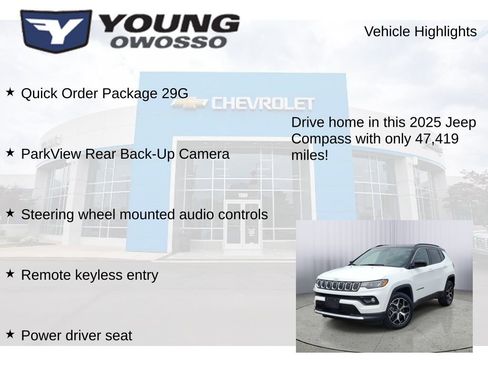 Used 2025 Jeep Compass Limited AWD/4WD image 7