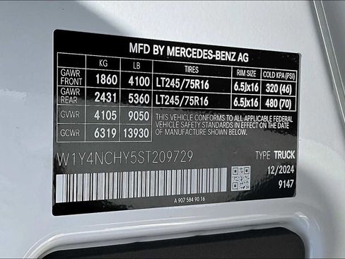New 2025 Mercedes-Benz Sprinter 2500 image 21