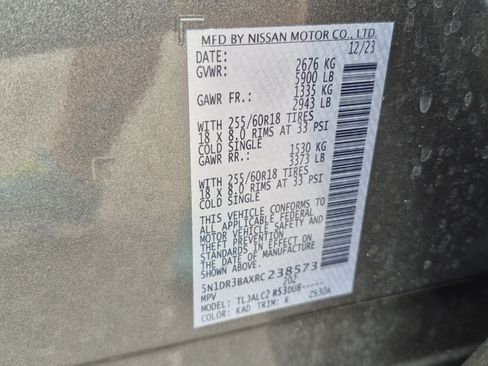 Certified 2024 Nissan Pathfinder SV w/ Cargo Package FWD image 33