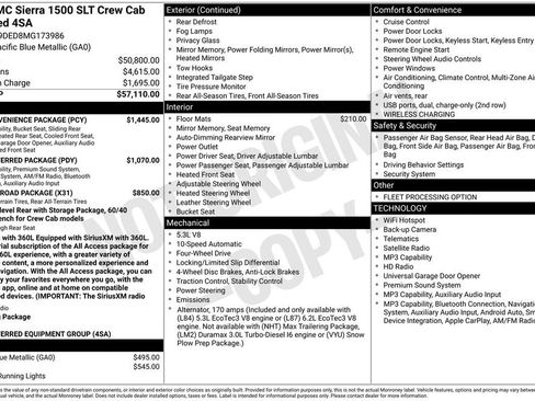 Used 2021 GMC Sierra 1500 SLT w/ SLT Convenience Package AWD/4WD image 27