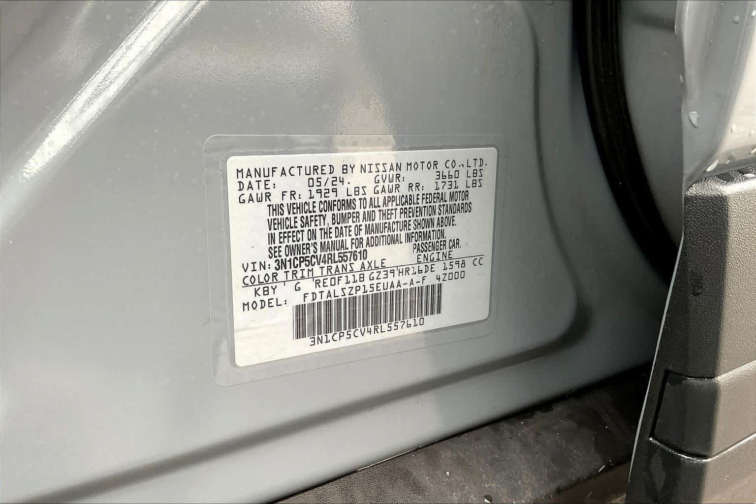 Used 2024 Nissan Kicks SV FWD image 32