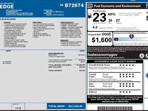 Used 2017 Ford Edge SE image 4