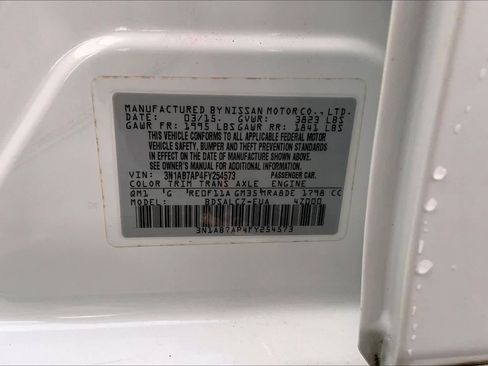 Used 2015 Nissan Sentra S w/ Protection Package FWD image 30