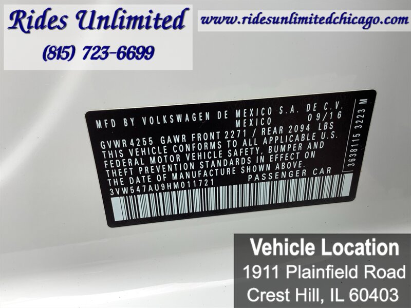Used 2017 Volkswagen GTI Autobahn FWD image 21