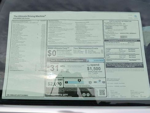 New 2026 BMW 530i image 16