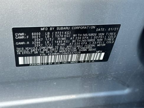 Used 2021 Subaru Ascent Limited w/ Technology Package AWD/4WD image 33