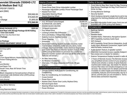 Used 2023 Chevrolet Silverado 2500 LTZ w/ Z71 Off-Road Package AWD/4WD image 6