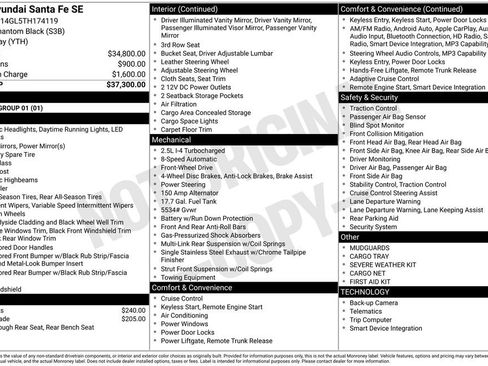 New 2026 Hyundai Santa Fe SE image 4