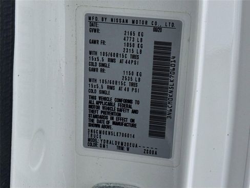 Used 2020 Nissan NV200 S FWD image 25