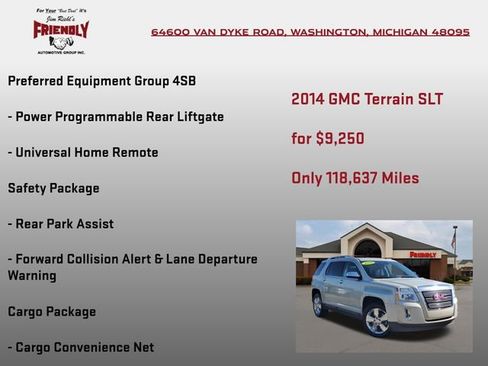 Used 2014 GMC Terrain SLT w/ Cargo Package FWD image 10