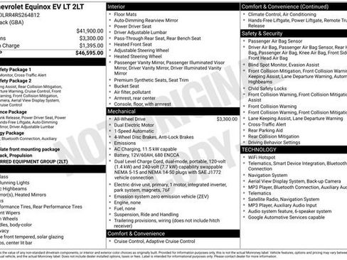 Used 2024 Chevrolet Equinox EV LT AWD/4WD image 2