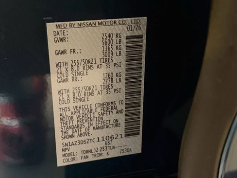 New 2026 Nissan Murano Platinum image 27