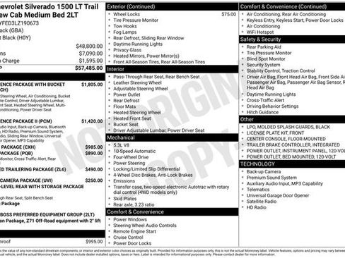 Used 2020 Chevrolet Silverado 1500 LT Trail Boss AWD/4WD image 21