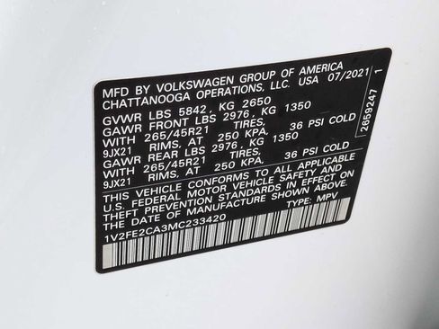 Used 2021 Volkswagen Atlas Cross Sport SEL Premium R-Line image 39