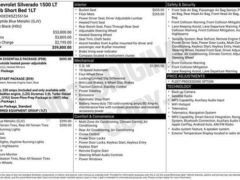 Used 2025 Chevrolet Silverado 1500 LT w/ LPO, Dark Essentials Package AWD/4WD image 44