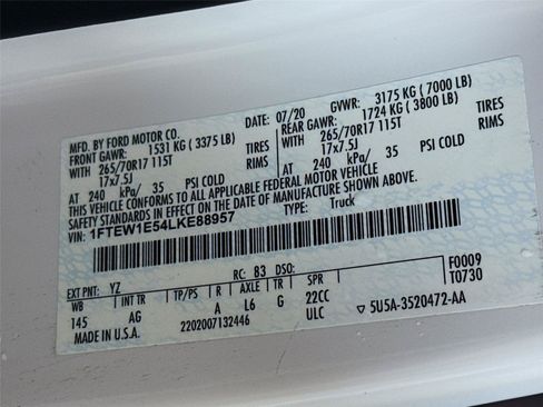 Used 2020 Ford F150 XL w/ XL Power Equipment Group AWD/4WD image 22