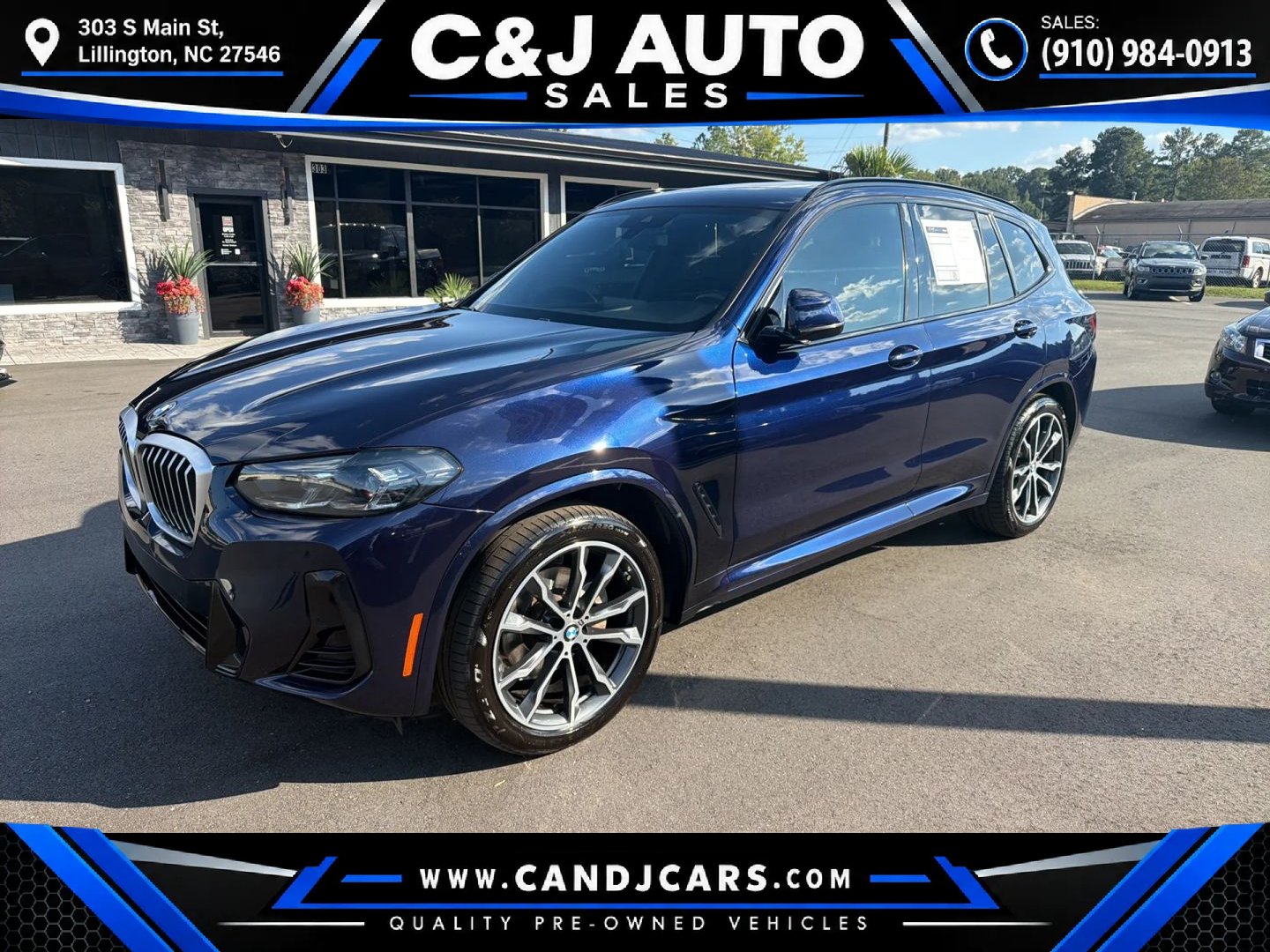 Used 2022 BMW X3 xDrive30i w/ M Sport Package 2 AWD/4WD image 1