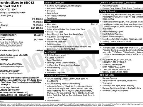 New 2026 Chevrolet Silverado 1500 LT w/ Texas Edition Plus RWD image 24