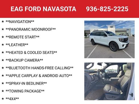 New 2025 Ford Expedition Max Platinum w/ Stealth Performance Package image 4