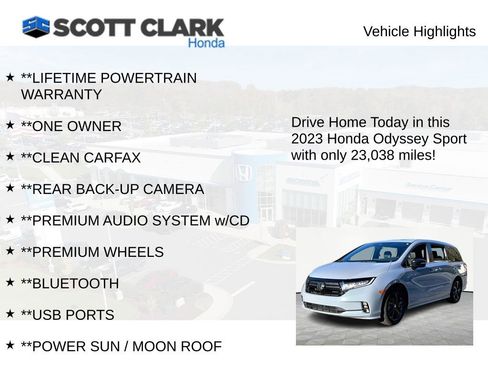 Used 2023 Honda Odyssey Sport image 11