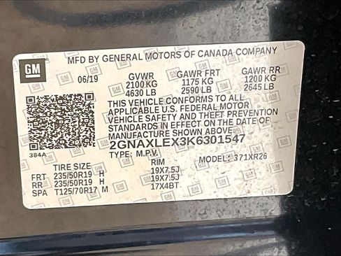 Used 2019 Chevrolet Equinox LT FWD image 18