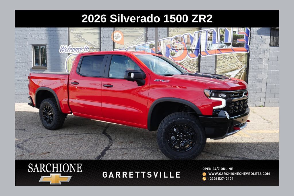 New 2026 Chevrolet Silverado 1500 ZR2 w/ LPO, Dark Essentials Package AWD/4WD image 1