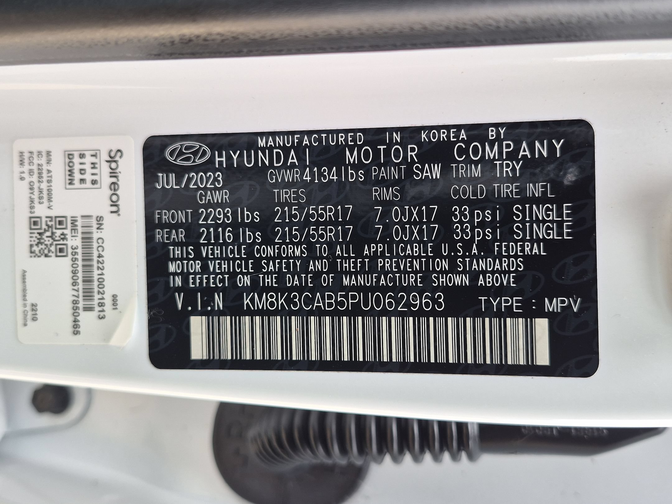 Used 2023 Hyundai Kona SEL w/ Convenience Package AWD/4WD image 35