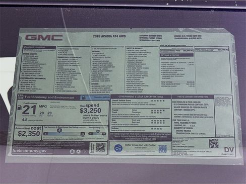 New 2026 GMC Acadia AT4 w/ Luxury Package image 20