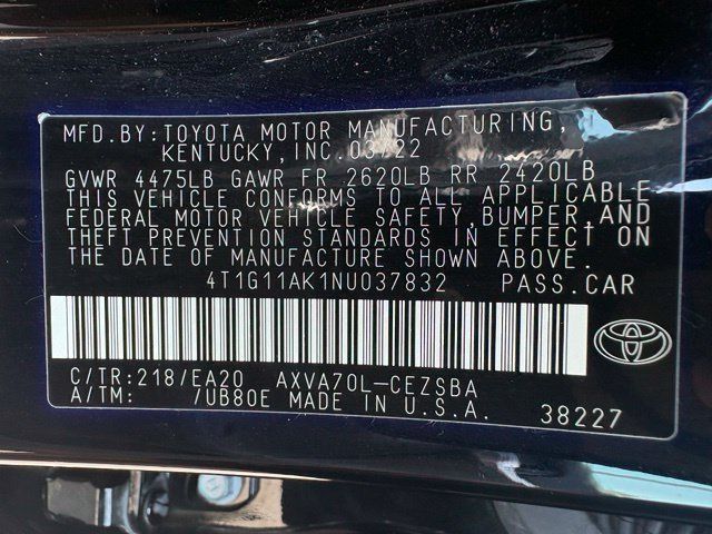 Used 2022 Toyota Camry SE FWD image 29