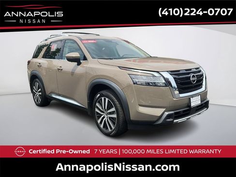Certified 2023 Nissan Pathfinder Platinum w/ Cargo Package FWD image 1