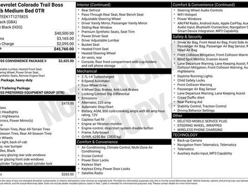 New 2026 Chevrolet Colorado Trail Boss AWD/4WD image 4