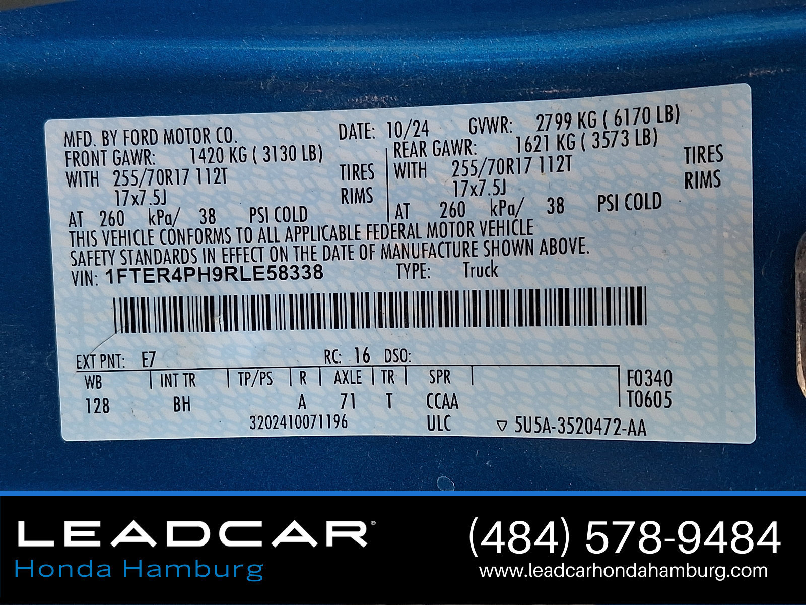 Used 2024 Ford Ranger XL w/ Trailer Tow Package AWD/4WD image 27