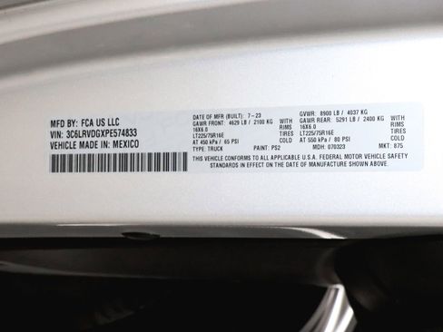 Used 2023 RAM ProMaster 2500 FWD image 7