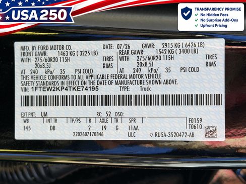 New 2026 Ford F150 STX w/ Equipment Group 200A RWD image 25