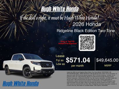 New 2026 Honda Ridgeline Black Edition
