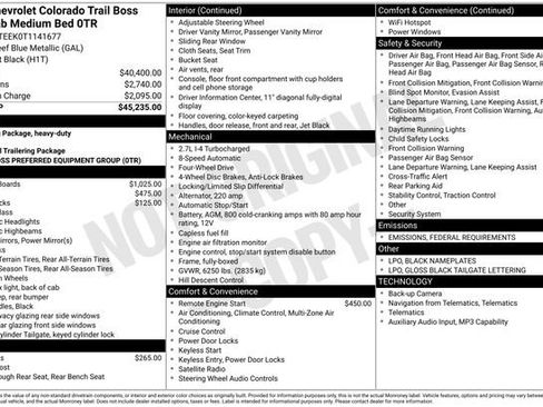 New 2026 Chevrolet Colorado Trail Boss image 4