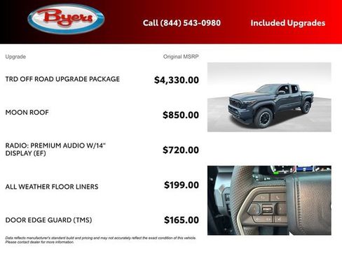 New 2026 Toyota Tacoma TRD Off-Road w/ TRD Off Road Upgrade Package image 5