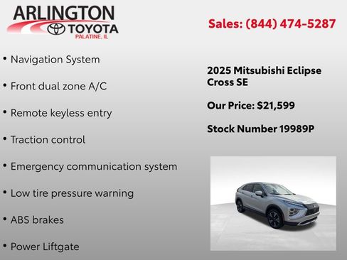 Used 2025 Mitsubishi Eclipse Cross SE image 3
