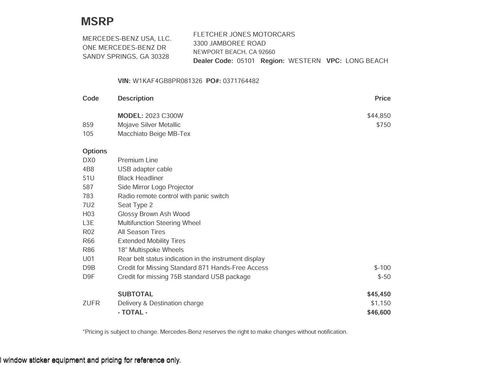 Used 2023 Mercedes-Benz C 300 Sedan image 2