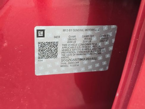 Used 2019 Chevrolet Malibu RS w/ LPO, Convenience Package 1 FWD image 37