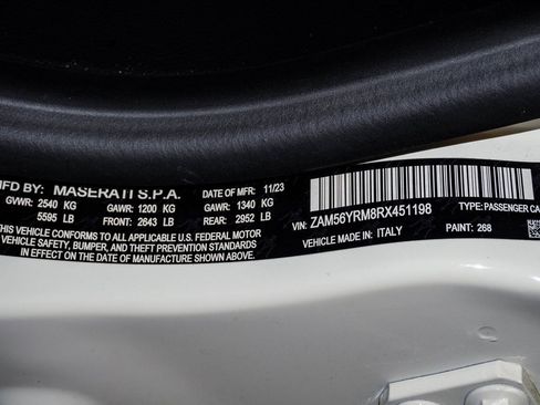 Certified 2024 Maserati Quattroporte Modena Ultima Q4 image 29