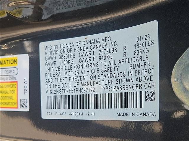 Used 2023 Honda Civic Sport image 22