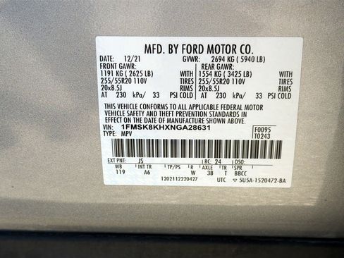 Used 2022 Ford Explorer ST-Line w/ Class IV Trailer Tow Package image 43