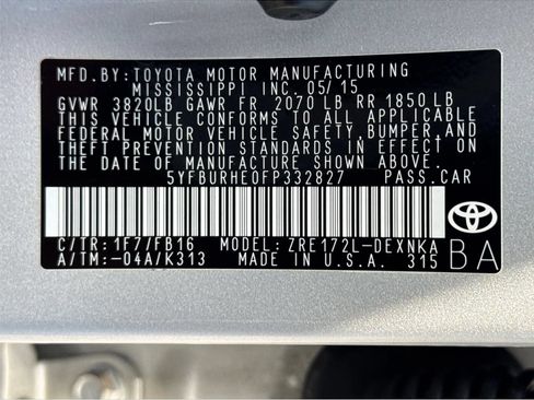 Used 2015 Toyota Corolla LE FWD image 21