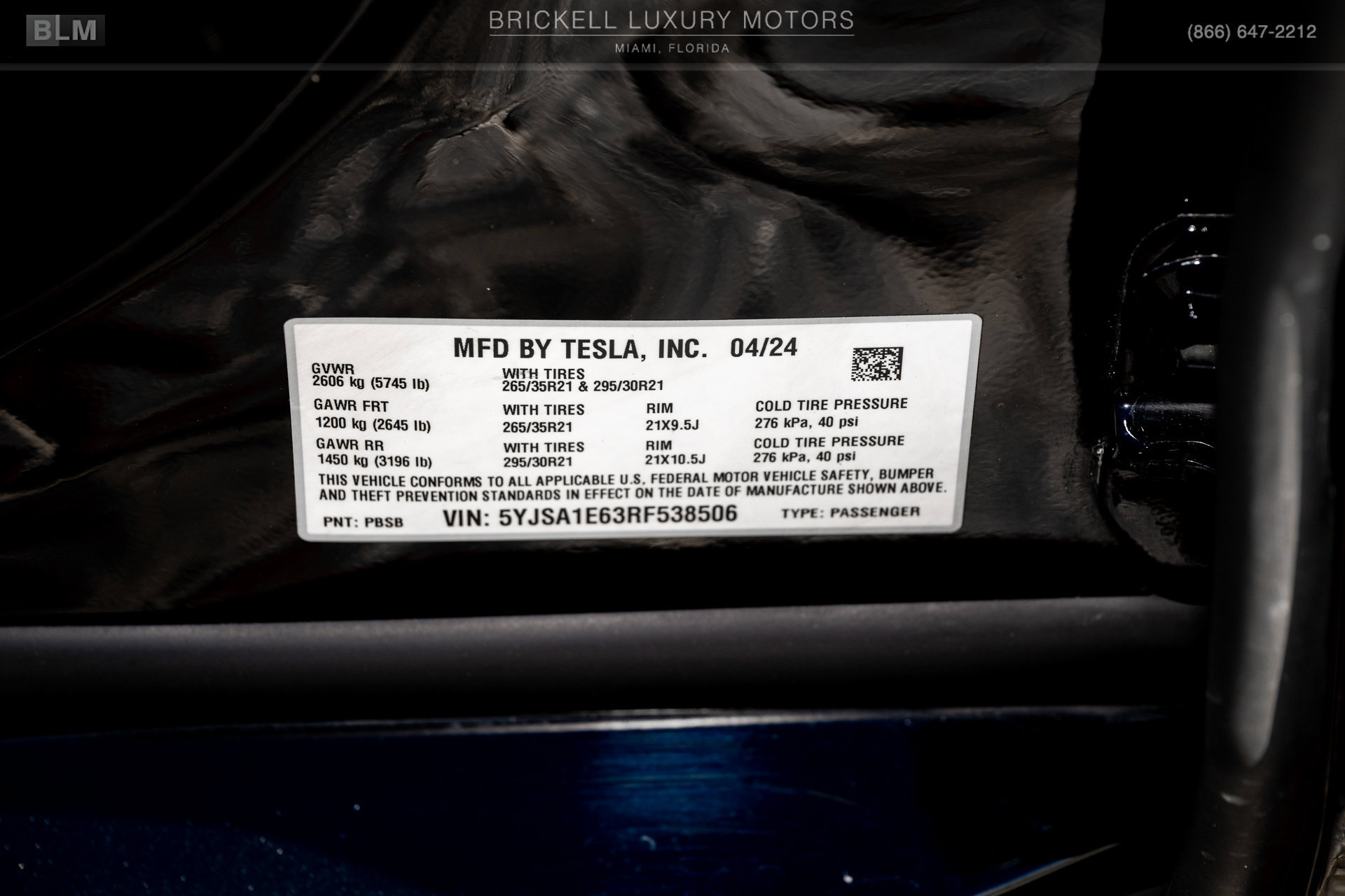 Used 2024 Tesla Model S Plaid AWD/4WD image 35
