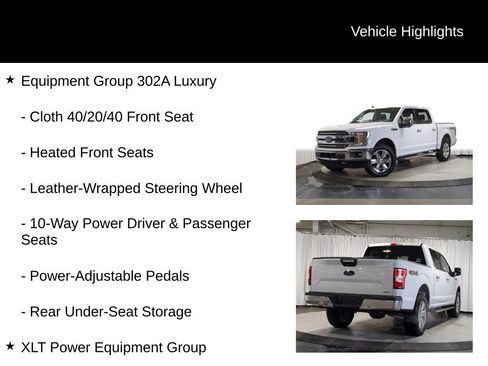 Used 2019 Ford F150 XLT w/ Equipment Group 302A Luxury image 13
