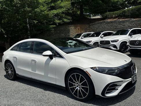 Certified 2022 Mercedes-Benz EQS 450+ Sedan w/ AMG Line Exterior image 2